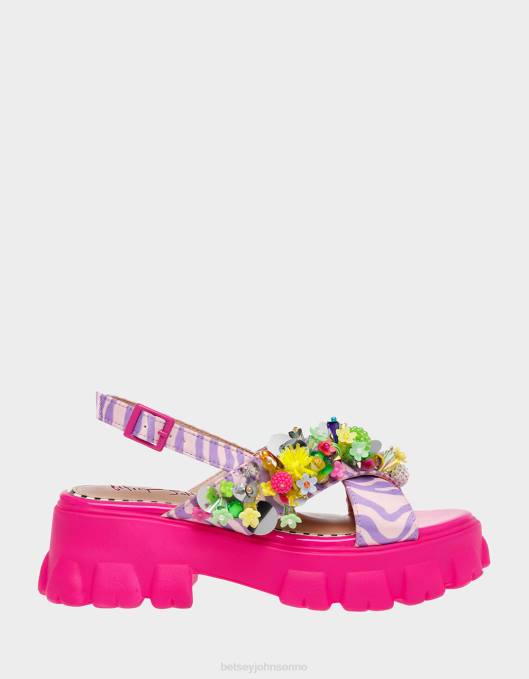 Betsey Johnson kvinner 4B8F107 sko frankee rosa multi