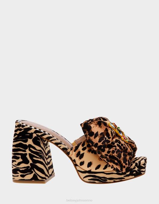 Betsey Johnson kvinner 4B8F5 sko possie leopard multi