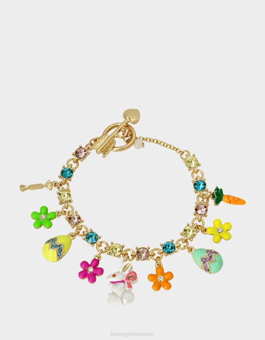 Betsey Johnson kvinner 4B8F350 smykker hunny bunny sjarm armbånd multi