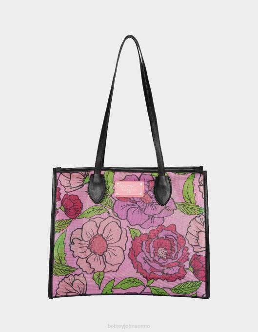 Betsey Johnson kvinner 4B8F232 tilbehør meshin rundt tote rosa