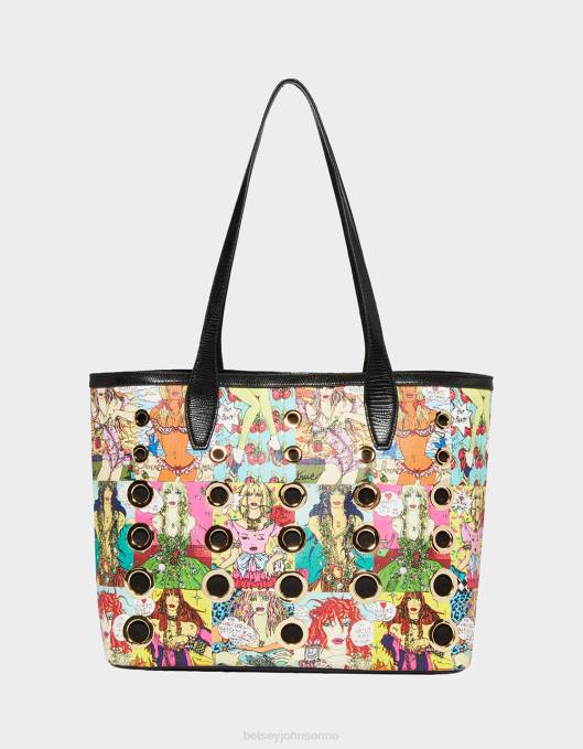 Betsey Johnson kvinner 4B8F255 tilbehør grommet tote multi