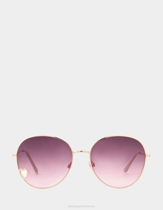 Betsey Johnson kvinner 4B8F384 tilbehør rundt byen solbriller rosa